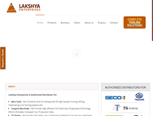 Tablet Screenshot of lakshyaenterprises.com